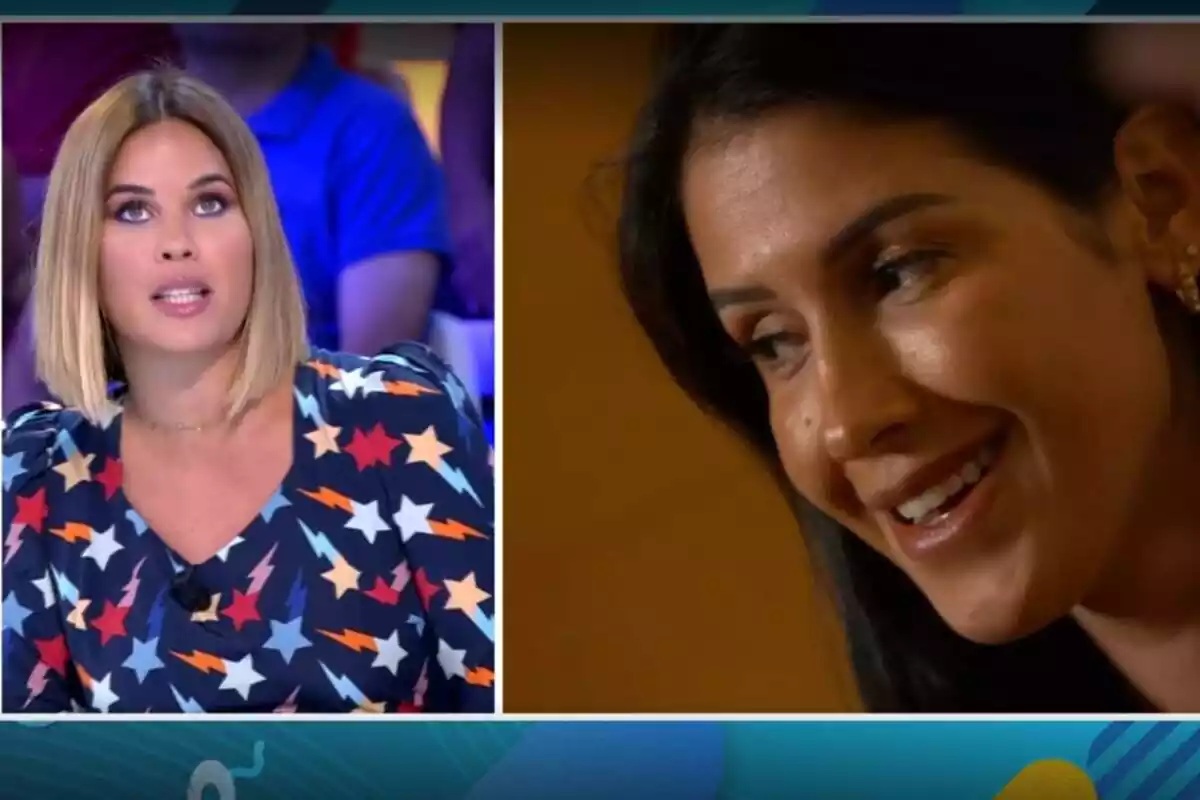 Captura de Raquel Arias hablando sobre la situación de Gabriela Guillén en 'Así es la vida' de Telecinco