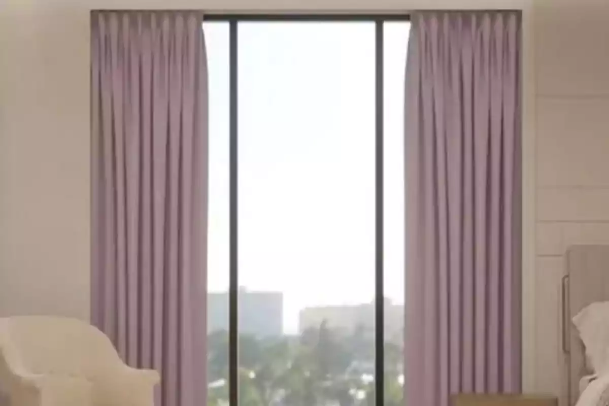 cortinas opacas de color morado cortinas opacas de color morado