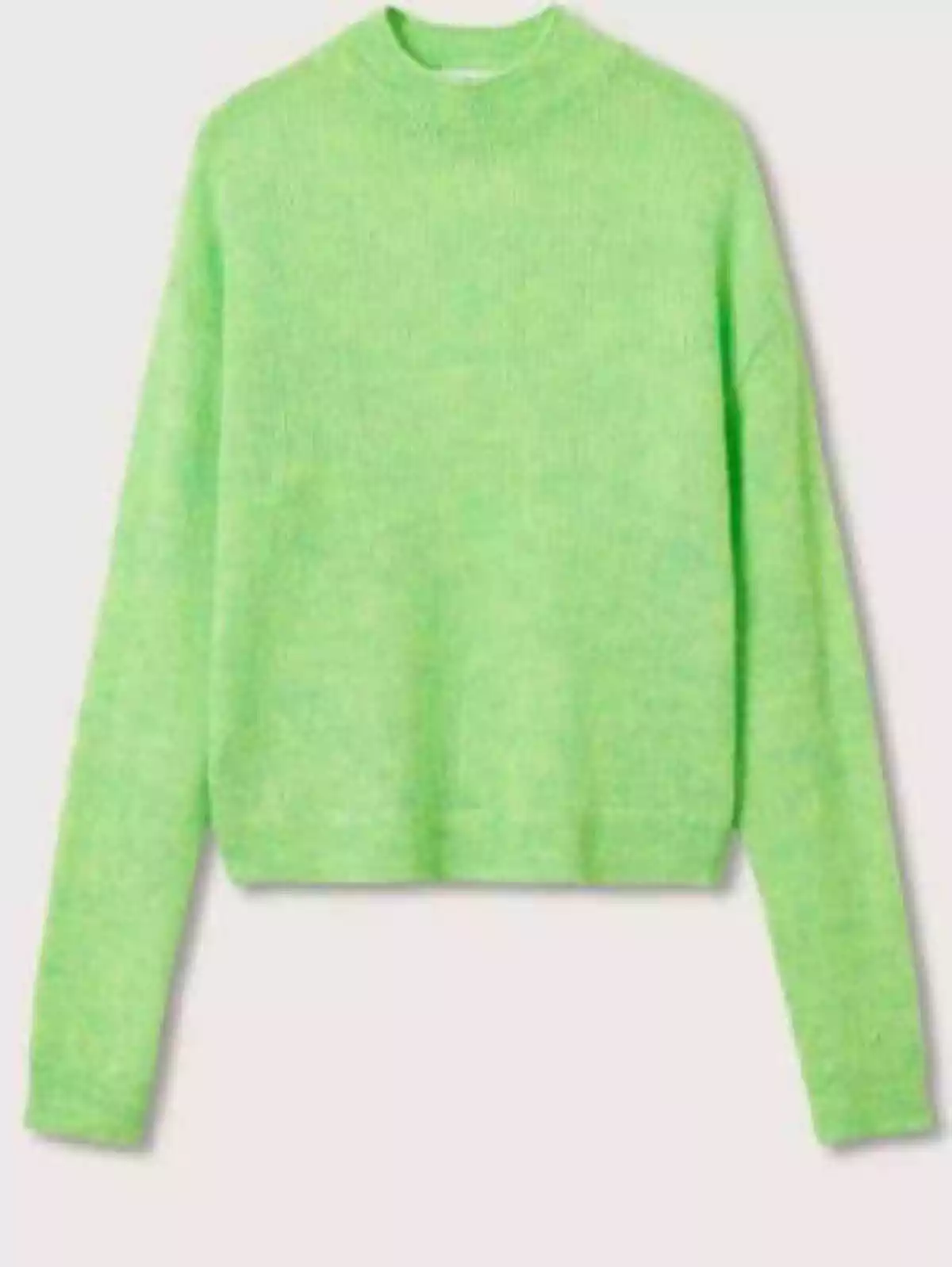 Jersey en tonos verdes de manga larga Jersey en tonos verdes de manga larga