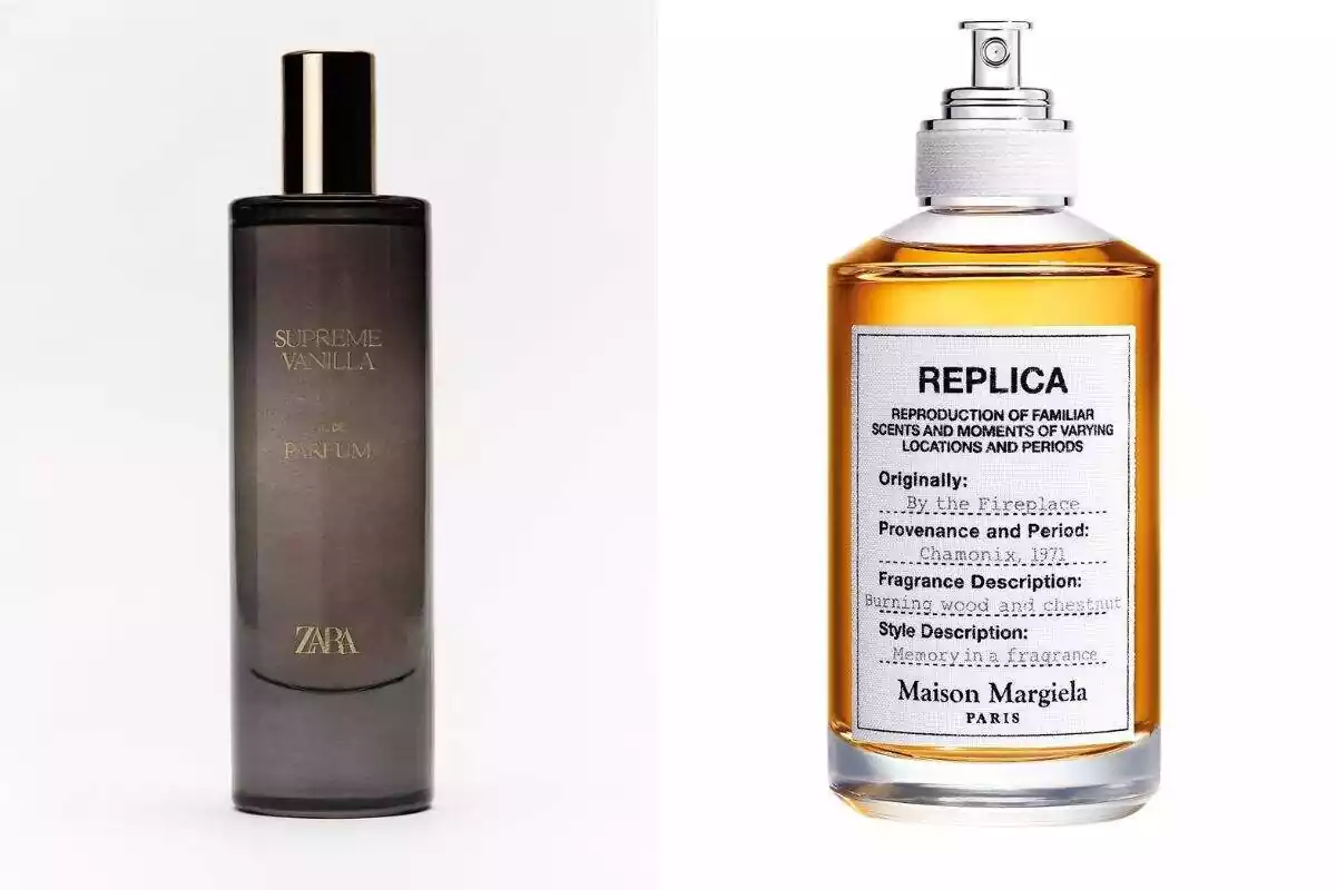 Foto Supreme Vanilla de Zara y Replica de Maison Margiela Foto Supreme Vanilla de Zara y Replica de Maison Margiela