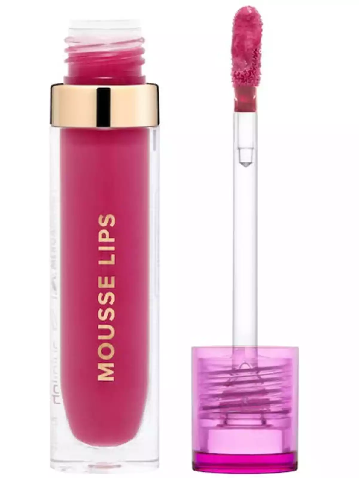 Pintalabios Mousse lips Mercadona en color fucsia Pintalabios Mousse lips Mercadona en color fucsia