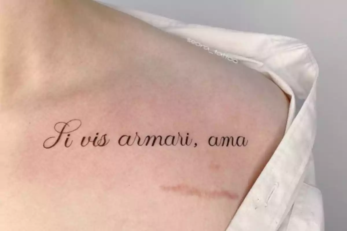 Tatuaje que dice 