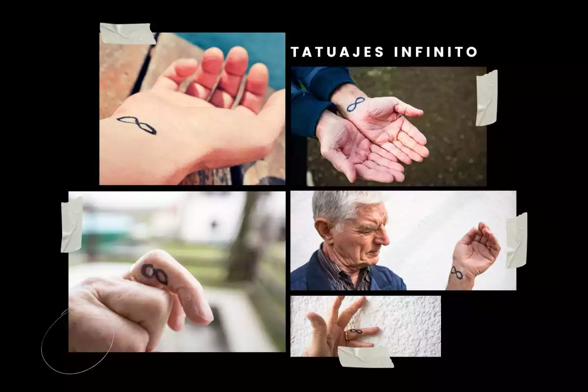 Tatuajes infinito - varios ejemplos