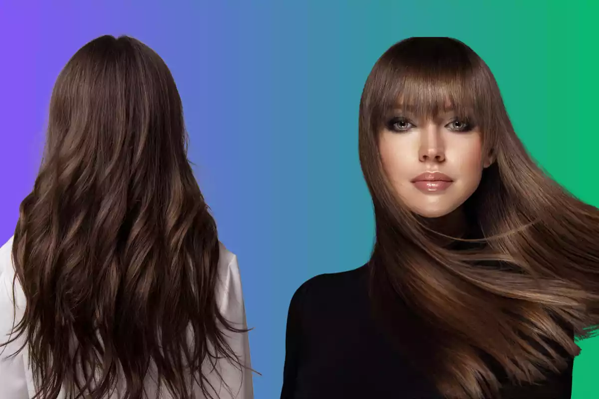 dos mujeres con cortes de pelo largo arriesgados dos mujeres con cortes de pelo largo arriesgados