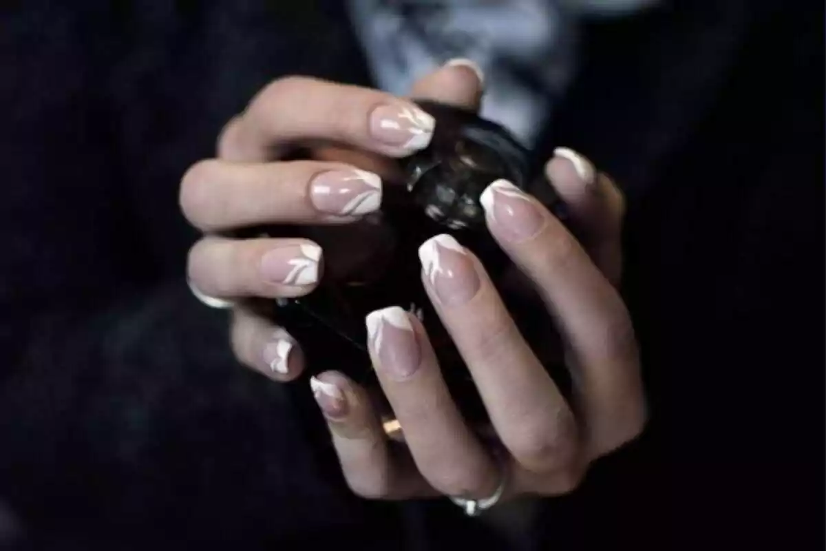 Uñas decoradas french Uñas decoradas french