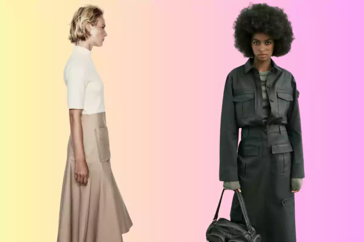 Dos mujeres vestidas de Zara Dos mujeres vestidas de Zara